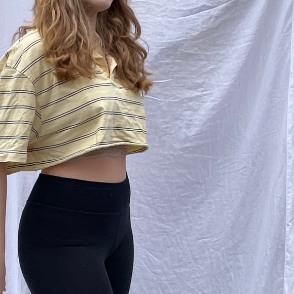 Cropped polo $5+ shipping - Picture 2 of 3